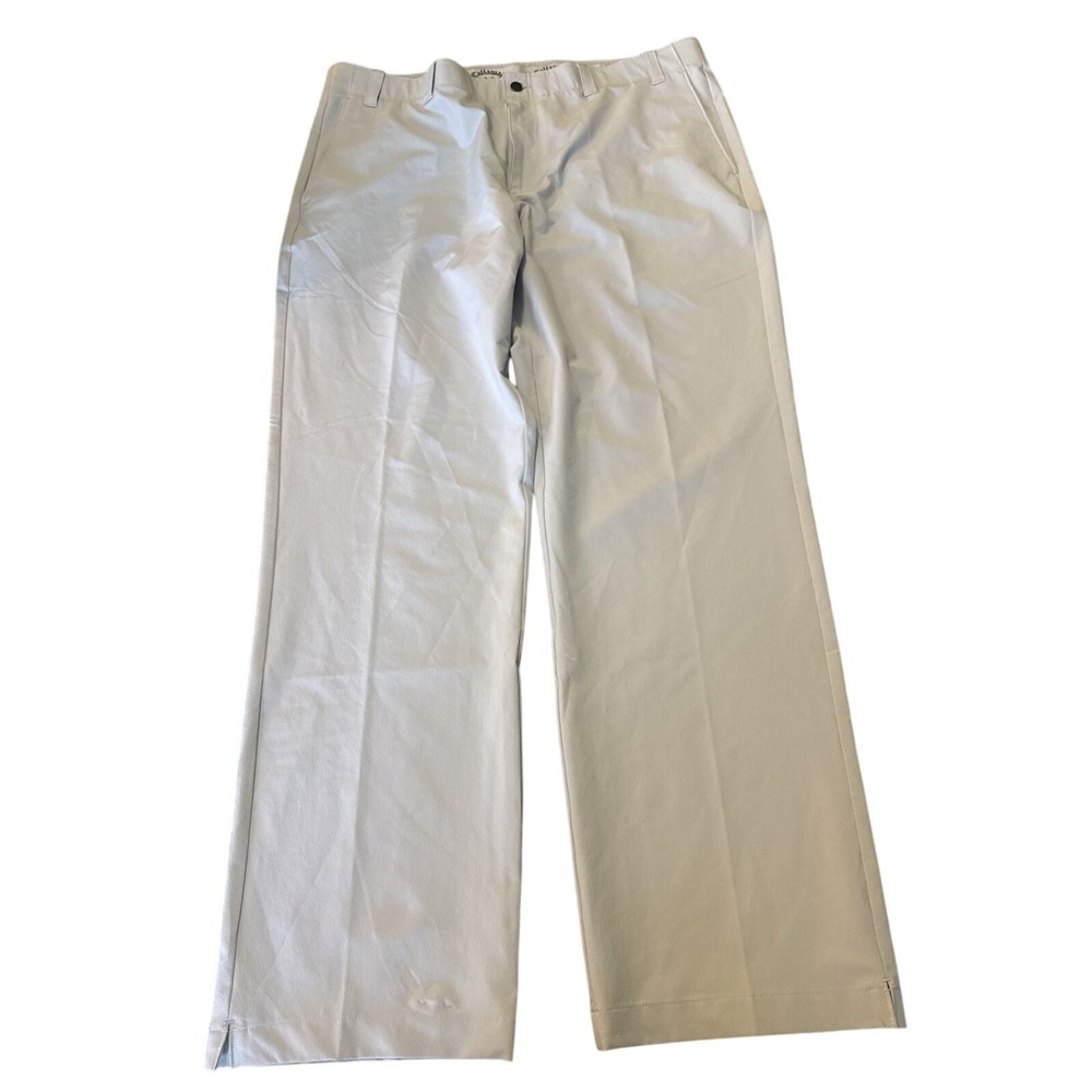 Callaway Stretch Golf Pants RN# 37763 Men's 40x32 Light Gray